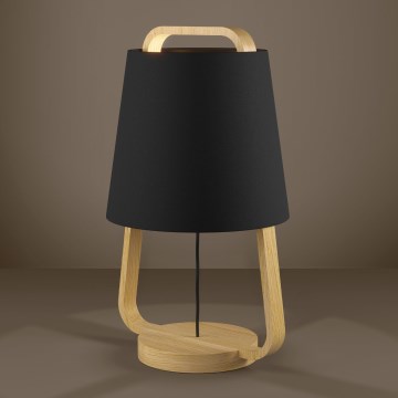 Eglo - Pöytävalaisin 1xE27/40W/230V musta