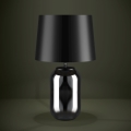 Eglo - Pöytävalaisin 1xE27/40W/230V musta/savuinen