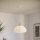 Eglo - Riippuvalaisin vaijerilla 1 x E27/40 W/230 V Ø 40 cm valkoinen/beige