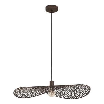 Eglo - Riippuvalaisin vaijerilla 1xE27/60W/230V halkaisija 80 cm pronssinvärinen