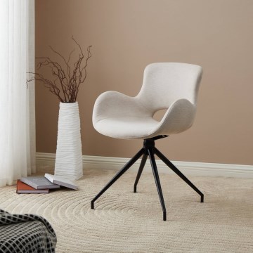 Eglo - Ruokapöydän tuoli 82x58 cm kerma/musta