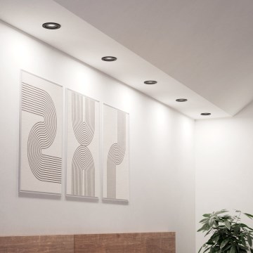 Eglo - Sarja 5x LED upotettavia kohdevalaisimia LED/4,8W/230V 2700/4000/6500K musta