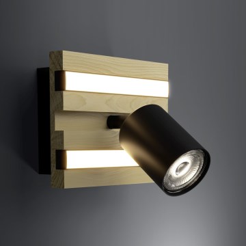 Eglo - seinään asennettava LED-kohdevalaisin LED/2,2W/230V + 2xLED/1,2W + 2xLED/2W beige/musta