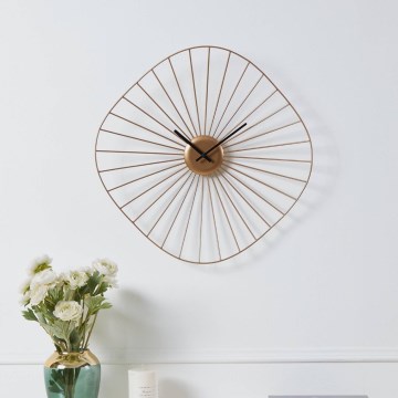 Eglo - Seinäkello 1xAA 50x50 cm kulta