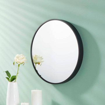 Eglo - Seinäpeili halkaisija 40 cm musta