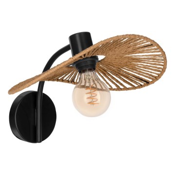 Eglo - Seinävalaisin 1xE27/42W/230V ruskea/musta