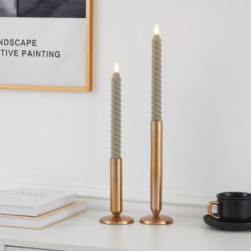 Eglo - SETTI 2x LED Kynttilä LED/1xAAA 24,5 cm beige