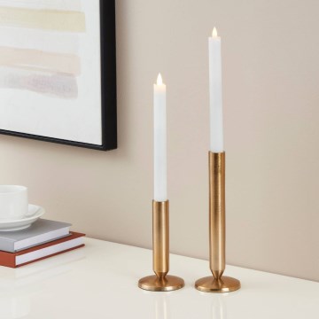 Eglo - SETTI 2x LED-kynttilä LED/1xAAA 24,5 cm valkoinen