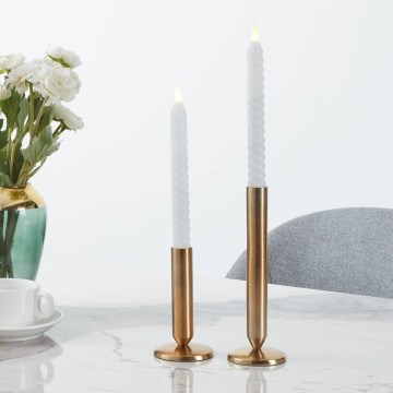 Eglo - SETTI 2x LED Kynttilä LED/1xAAA 25 cm valkoinen