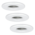 Eglo - SETTI 3x LED-kylpyhuoneen valo IGOA 1xGU10/3,3W/230V IP44