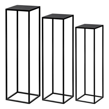 Eglo - SETTI 3x Musta kukkateline