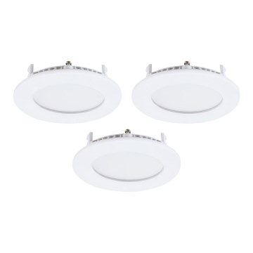 Eglo - SETTI 3xLED upotettava kattovalaisin FUEVA-RW 1xLED/2,8W/230V halkaisija 8,5 cm