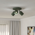 Eglo - Spottivalaisin 3xE14/40W/230V halkaisija 25 cm, vihreä