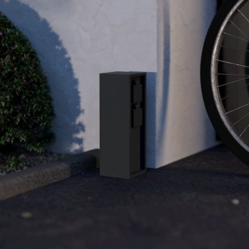 Eglo - Ulkoinen pistorasiapylväs IP54 SCHUKO antrasiitti