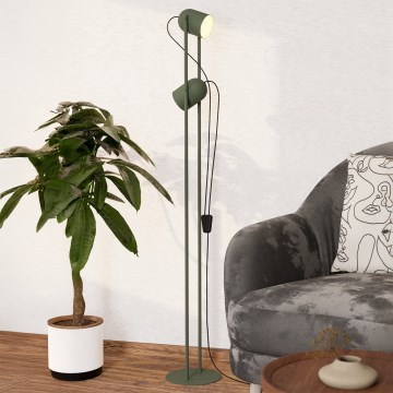 Eglo - Vihreä lattiavalaisin 2xE14/8W/230V