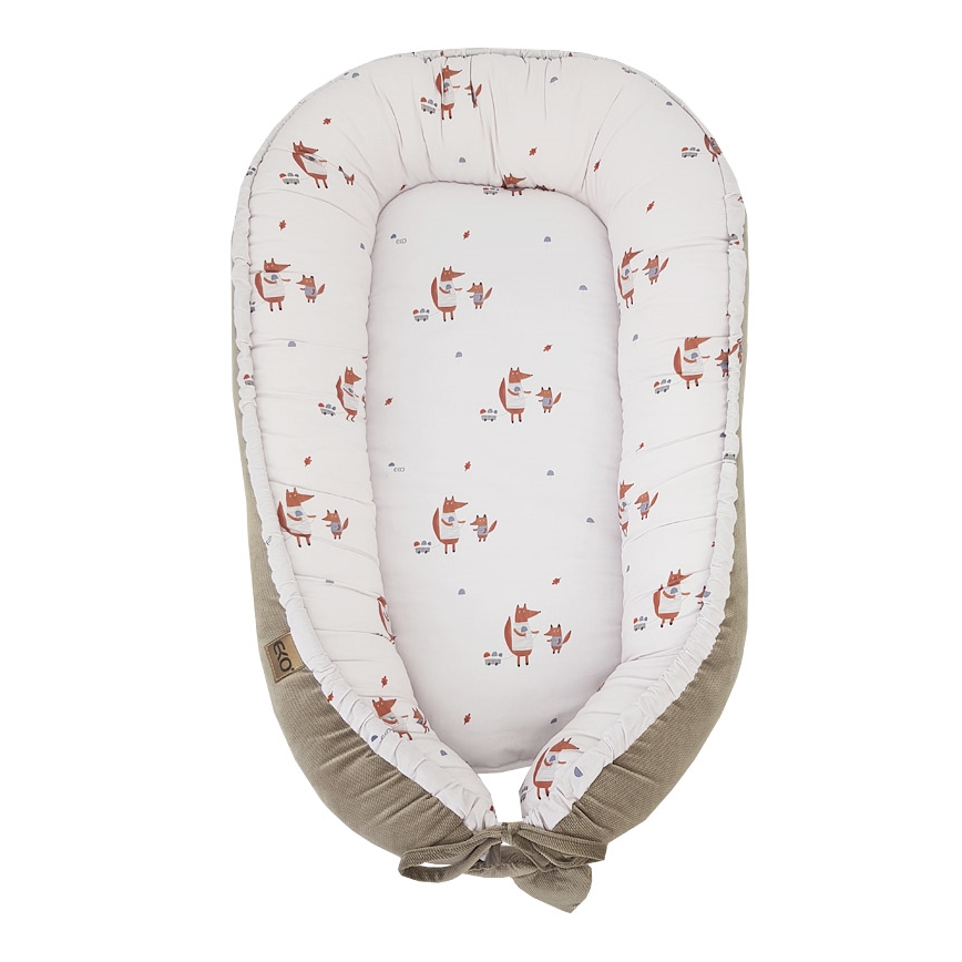 EKO - Puuvillainen vauvanpesä FOX 90x60 cm