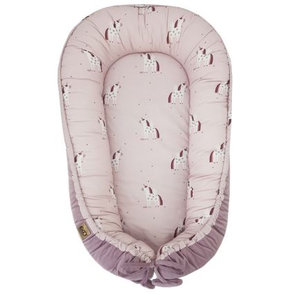 EKO - Puuvillainen vauvanpesä UNICORN 90x60 cm