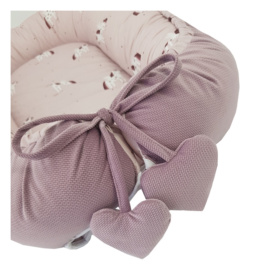 EKO - Puuvillainen vauvanpesä UNICORN 90x60 cm