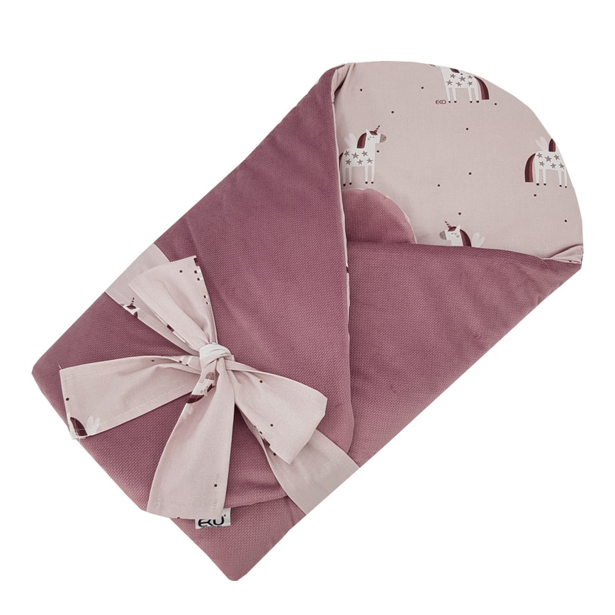 EKO - Puuvillapeitto UNICORN 75x75 cm