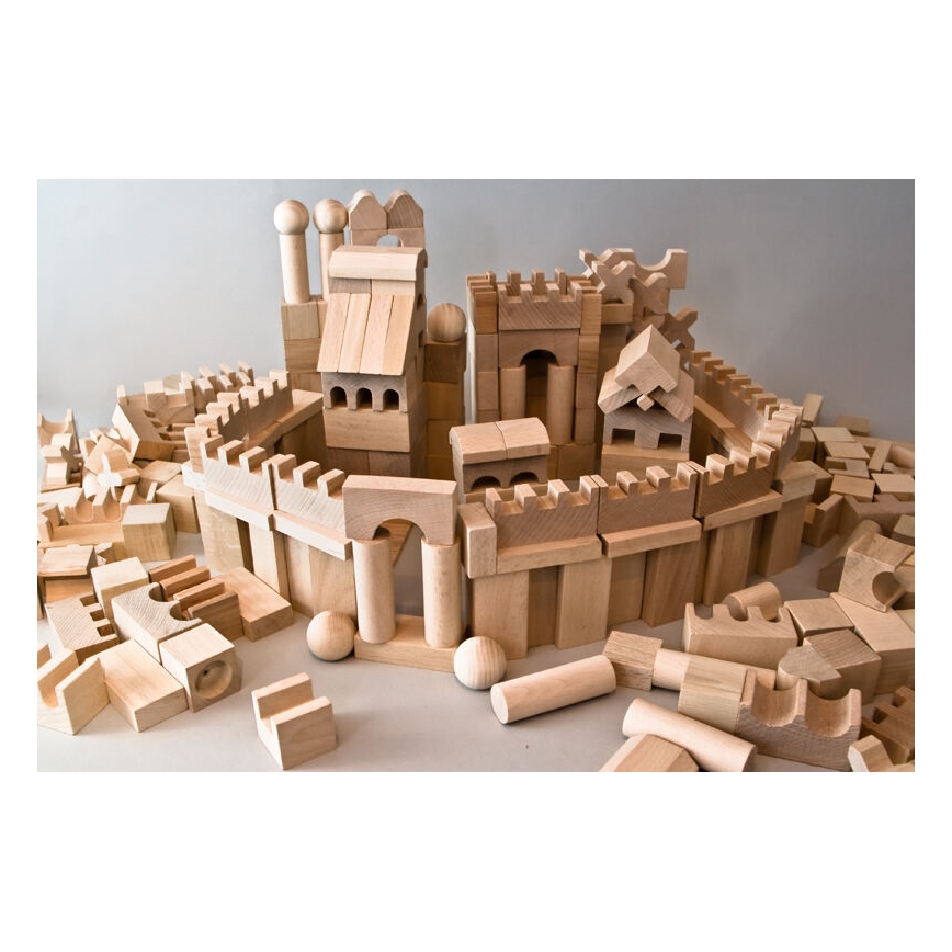 EkoToys - Luonnolliset puiset palikat 220 kpl