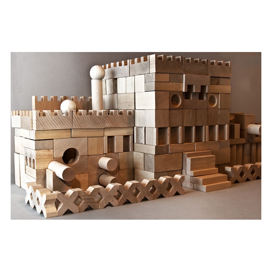 EkoToys - Luonnolliset puiset palikat 220 kpl