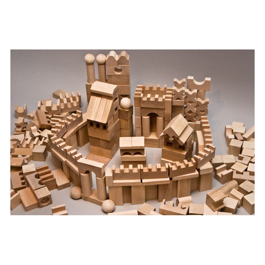 EkoToys - Luonnolliset puiset palikat 220 kpl