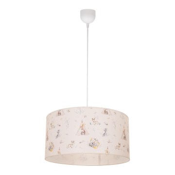 Eläinaiheinen lasten kattovalaisin KIDS ROOM, 1x E27/60W/230V, halkaisija 40 cm