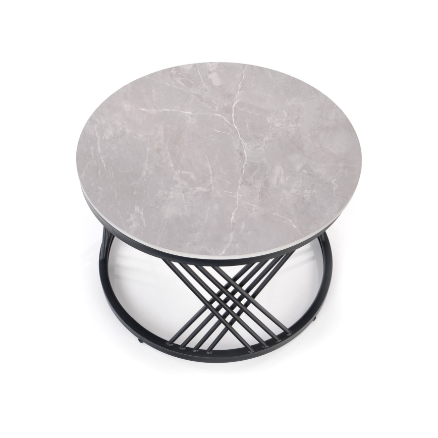 ELEGRA-sohvapöydät, 2 kpl, harmaa