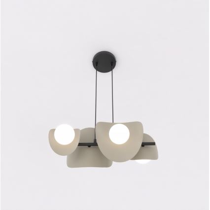 ELEMENTI-riippuvalaisin kaapelilla 4xG9/8W/230V, beige