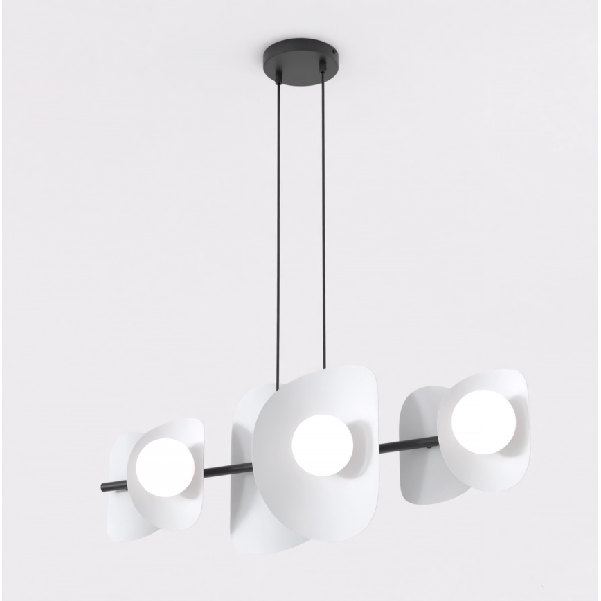 ELEMENTI-riippuvalaisin vaijerilla 6xG9/8W/230V, harmaa