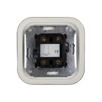 Elhard - Retro-tyylinen keraaminen sälekaihdinohjain, kehyksetön, musta