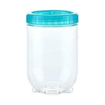 Elintarvikesäiliö INTERLOCK 0,7 l turkoosi/ kirkas