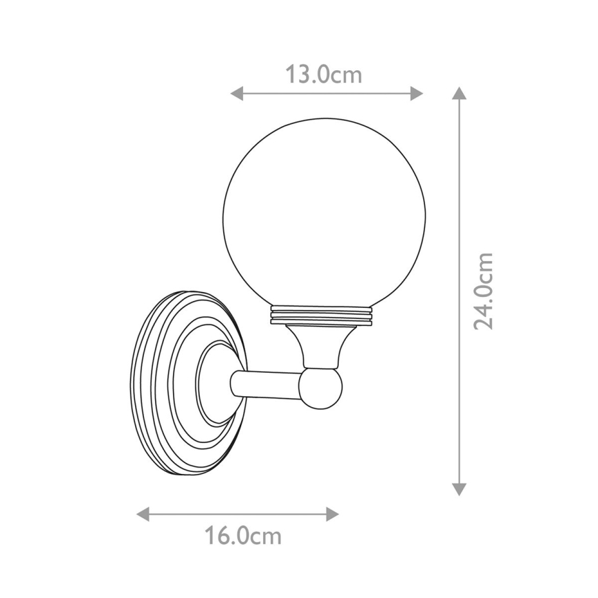 Elstead - LED-seinävalaisin kylpyhuoneeseen AUSTEN 1xG9/3W/230V IP44