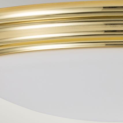 Elstead - LED-kattovalaisin kylpyhuoneeseen BROMPTON 1xGX53/5,7W/230V IP44 kulta