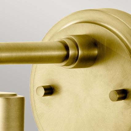 Elstead BATH-MORVAH1-BB - Kylpyhuoneen seinävalaisin MORVAH 1xE27/60W/230V IP44 gold