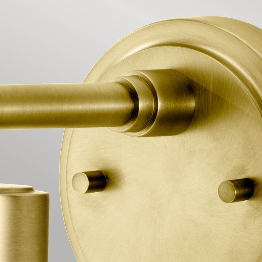 Elstead BATH-MORVAH1-BB - Kylpyhuoneen seinävalaisin MORVAH 1xE27/60W/230V IP44 gold