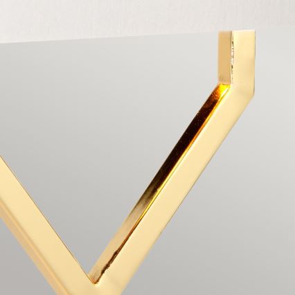 Elstead - Pöytävalaisin CROSS 1xE27/60W/230V kulta/valkoinen