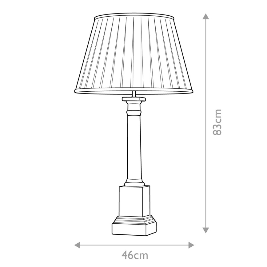 Elstead - Pöytävalaisin LOUVIERS 1xE27/60W/230V
