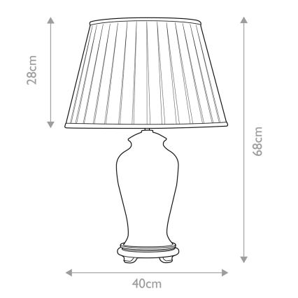 Elstead - Pöytävalaisin SASHI 1xE27/60W/230V