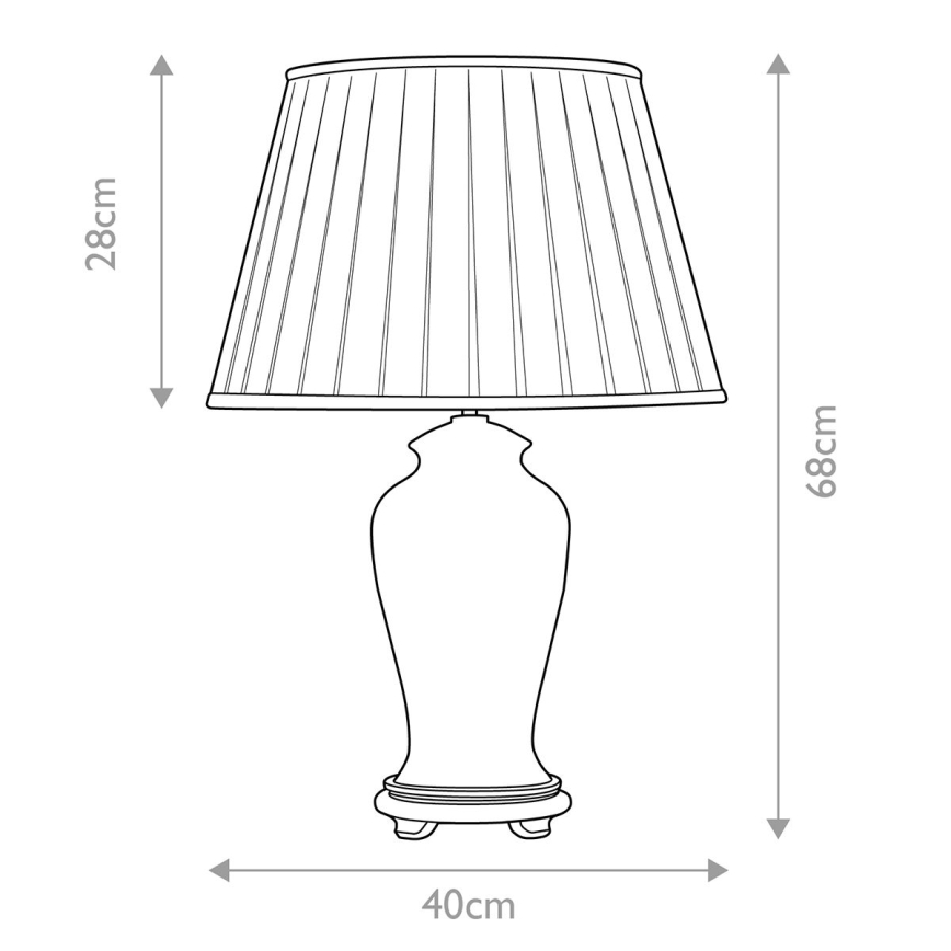 Elstead - Pöytävalaisin SASHI 1xE27/60W/230V