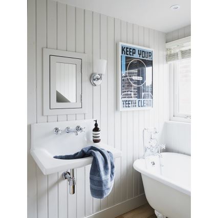 Elstead FE-HUGOLAKE1BATH - LED Kylpyhuoneen seinävalaisin HUGOLAKE 1xG9/3W/230V IP44