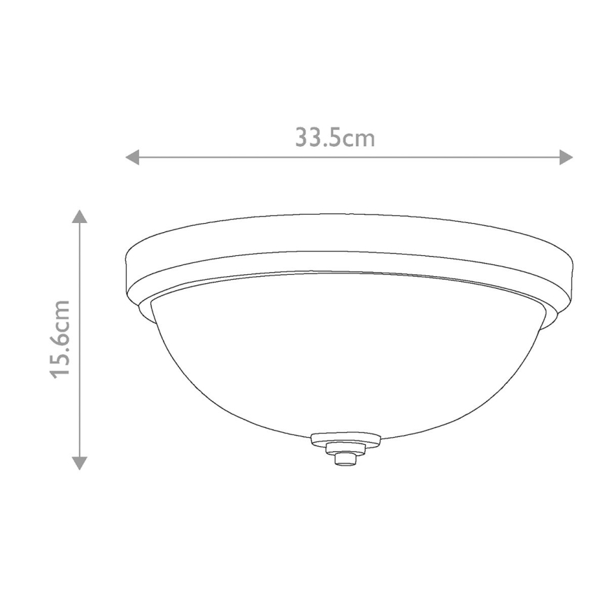 Elstead FE-MALIBU-F-BATH - Kylpyhuoneen kattovalaisin MALIBU 1xE27/60W/230V IP44