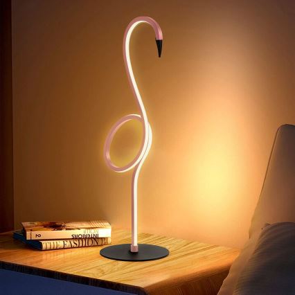 Elstead - LED-pöytälamppu FLAMINGO 6W/230V 3000K vaaleanpunainen