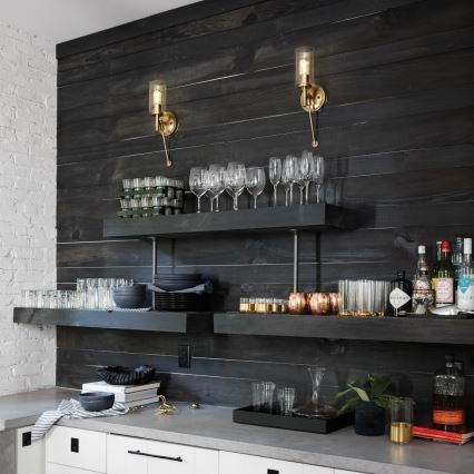 Elstead HK-COLLIER1 - Seinävalaisin COLLIER 1xE27/100W/230V