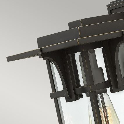 Elstead HK-MANHATTAN2-M - Ulkoseinävalaisin MANHATTAN 1xE27/100W/230V IP44