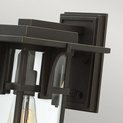 Elstead HK-MANHATTAN2-M - Ulkoseinävalaisin MANHATTAN 1xE27/100W/230V IP44