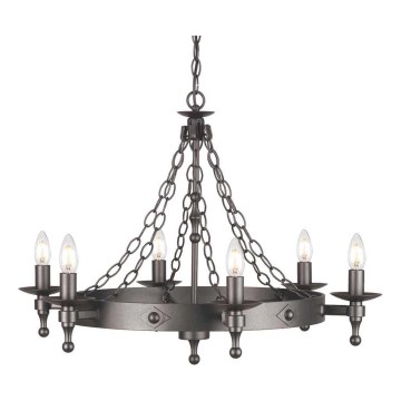 Elstead - Kattokruunu ketjussa WARWICK 6xE14/60W/230V