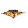 Elstead - Kattovalaisin Tiffany ASHEVILLE 2xE27/60W/230V