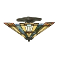 Elstead - Kattovalaisin Tiffany INGLENOOK 2xE27/60W/230V