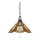 Elstead - Ketjulla roikkuva Tiffany-tyylinen kattokruunu INGLENOOK 3xE27/60W/230V